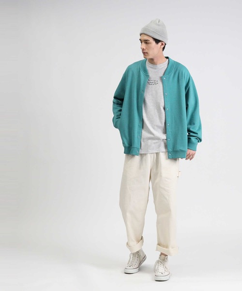 BACK NUMBER（バックナンバー）の「【BACK NUMBER】スナップカーデレイヤード「Tシャツとカーディガンの2点セット」（カーディガン/ボレロ・メンズ・ブラック/グリーン/ライトグレー・XL/L/M）」の14枚目の写真