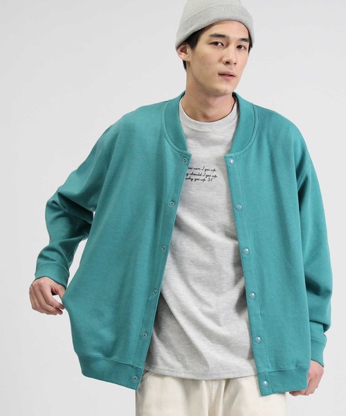 BACK NUMBER（バックナンバー）の「【BACK NUMBER】スナップカーデレイヤード「Tシャツとカーディガンの2点セット」（カーディガン/ボレロ・メンズ・ブラック/グリーン/ライトグレー・XL/L/M）」の15枚目の写真