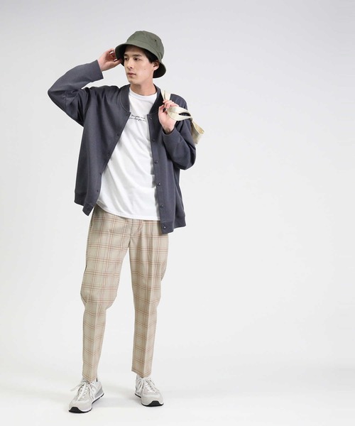 BACK NUMBER（バックナンバー）の「【BACK NUMBER】スナップカーデレイヤード「Tシャツとカーディガンの2点セット」（カーディガン/ボレロ・メンズ・ブラック/グリーン/ライトグレー・XL/L/M）」の10枚目の写真