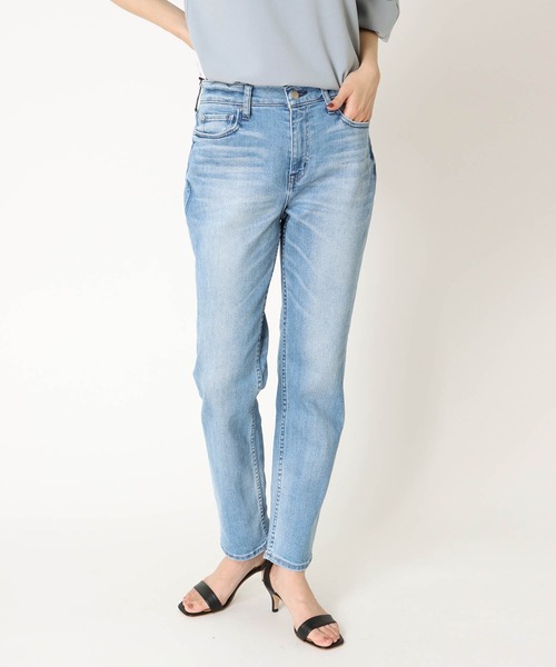 Healthy denim（ヘルシーデニム）の「【Healthy Denim/へルシー デニム】Citrus・ミッドライズストレートデニムパンツ（デニムパンツ・レディース・ライトブルー/アイボリー/ベージュ・24/25/23/22）」の3枚目の写真