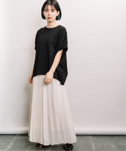 refinedworks（リファインドワークス）の「Ｐ無地manywayプリーツSK（スカート・レディース・ベージュ/ブラウン/黄緑系・FREE）」の19枚目の写真