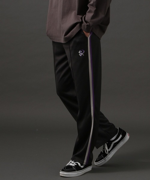 BAYFLOW(ベイフロー)の「【POSER(ポーザー)】トラックパンツ(その他パンツ・メンズ・ブラック/ダークブラウン・MEDIUM/LARGE)」の2枚目の写真