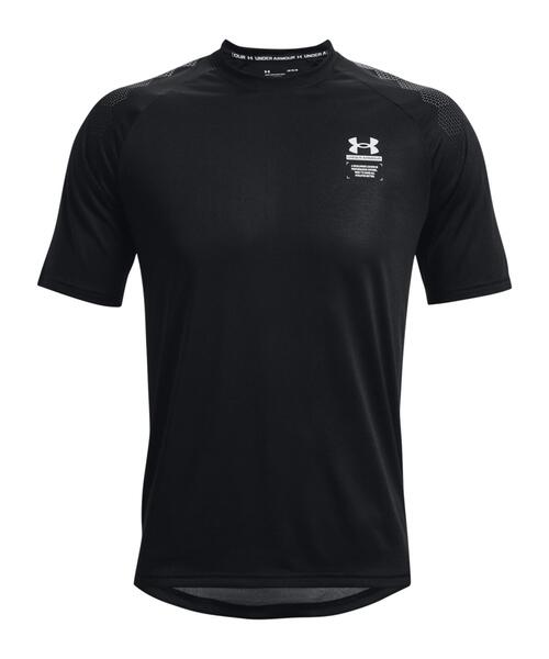 UNDER ARMOUR（アンダーアーマー）の「UAアーマープリント ショートスリーブ Tシャツ（トレーニング/メンズ）（Tシャツ/カットソー・メンズ・ブラック/ブルー/グレー・S/L/M/XL/XXL/3XL）」の6枚目の写真