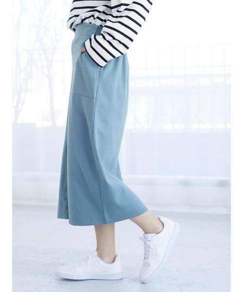 Green　Parks（グリーンパークス）の「ポンチタイトスカート（スカート・レディース・グレー/ブルー/ラベンダー・FREE）」の8枚目の写真