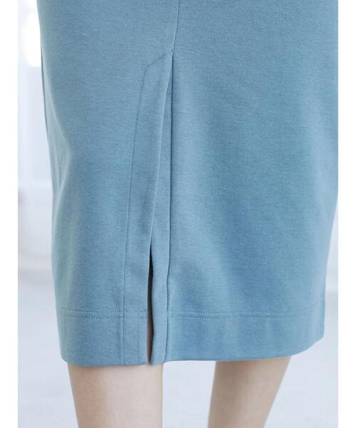 Green　Parks（グリーンパークス）の「ポンチタイトスカート（スカート・レディース・グレー/ブルー/ラベンダー・FREE）」の12枚目の写真