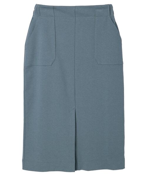 Green　Parks（グリーンパークス）の「ポンチタイトスカート（スカート・レディース・グレー/ブルー/ラベンダー・FREE）」の16枚目の写真