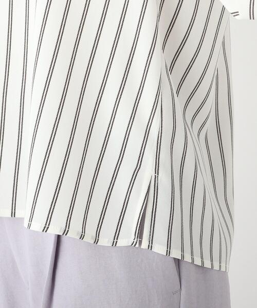 index(インデックス)の「◆ジョーゼットスキッパーパール調ボタンブラウス【WEB限定サイズ】(シャツ/ブラウス・レディース・ホワイト系その他3/ネイビー/ライトグレー・36/42/40/38)」の13枚目の写真