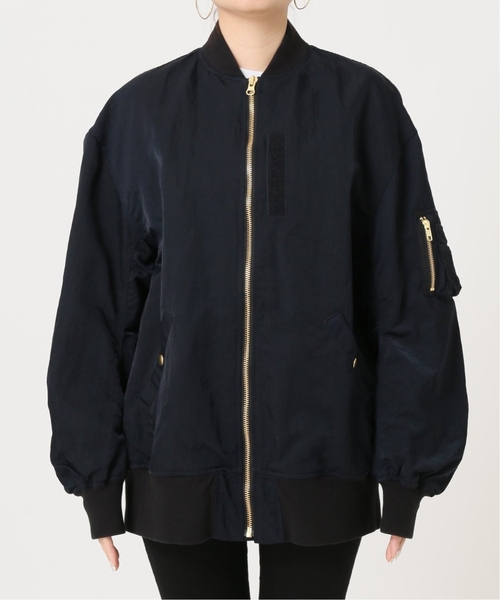 JOURNAL STANDARD（ジャーナルスタンダード）の「《追加3》LIGHT MA1（MA-1・レディース・ベージュ/ライトグレー・36/38）」の12枚目の写真