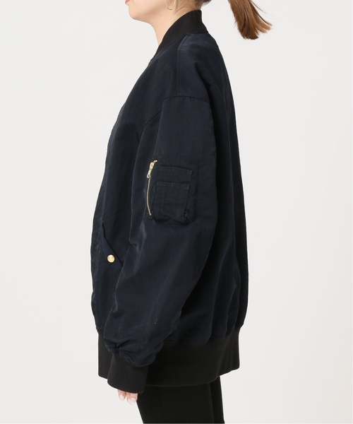 JOURNAL STANDARD（ジャーナルスタンダード）の「《追加3》LIGHT MA1（MA-1・レディース・ベージュ/ライトグレー・36/38）」の13枚目の写真