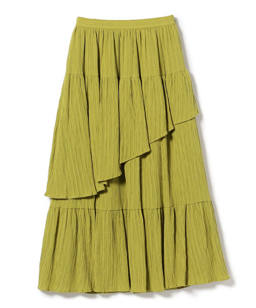 Ray BEAMS（レイビームス）の「Ray BEAMS / アシメ ティアード スカート（スカート・レディース・ブラック/グリーン系その他2・1/0）」の5枚目の写真