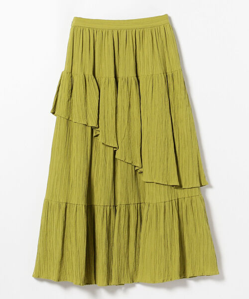 Ray BEAMS（レイビームス）の「Ray BEAMS / アシメ ティアード スカート（スカート・レディース・ブラック/グリーン系その他2・1/0）」の8枚目の写真