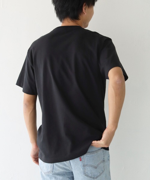 HER CLOSET（ハークローゼット）の「【shemoshelly】5.6オンスCommentロゴT（Tシャツ/カットソー・レディース・ブラック/ホワイト・M/L/S）」の21枚目の写真