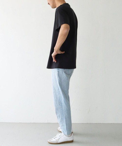 HER CLOSET（ハークローゼット）の「【shemoshelly】5.6オンスCommentロゴT（Tシャツ/カットソー・レディース・ブラック/ホワイト・M/L/S）」の19枚目の写真