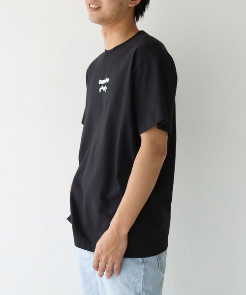 HER CLOSET（ハークローゼット）の「【shemoshelly】5.6オンスCommentロゴT（Tシャツ/カットソー・レディース・ブラック/ホワイト・M/L/S）」の22枚目の写真