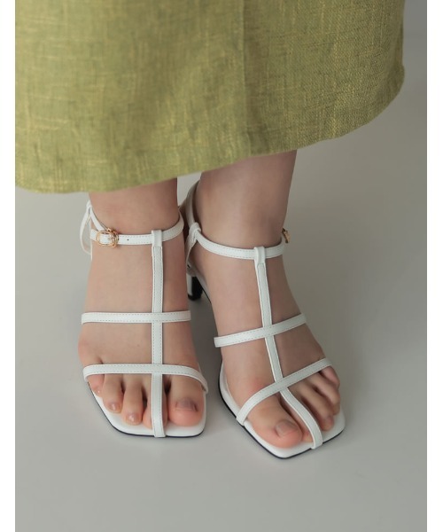 Re:EDIT（リエディ）の「細ストラップミュールサンダル（サンダル・レディース・ホワイト/ブルー/ピンク/イエロー/ブラック/キャメル・XX-LARGE/LARGE/SMALL/MEDIUM/X-LARGE/X-SMALL）」の12枚目の写真