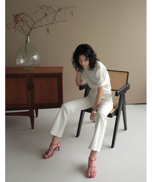 Re:EDIT（リエディ）の「細ストラップミュールサンダル（サンダル・レディース・ホワイト/ブルー/ピンク/イエロー/ブラック/キャメル・XX-LARGE/LARGE/SMALL/MEDIUM/X-LARGE/X-SMALL）」の20枚目の写真