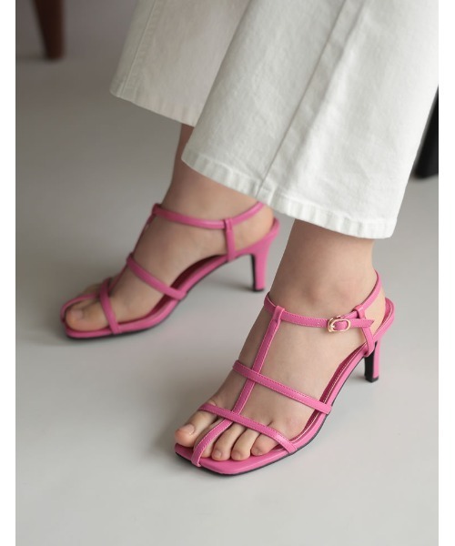 Re:EDIT（リエディ）の「細ストラップミュールサンダル（サンダル・レディース・ホワイト/ブルー/ピンク/イエロー/ブラック/キャメル・XX-LARGE/LARGE/SMALL/MEDIUM/X-LARGE/X-SMALL）」の21枚目の写真