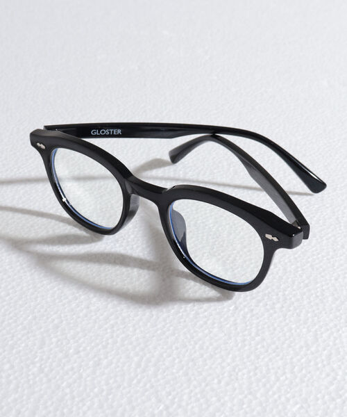 GLOSTER（グロスター）の「【GLOSTER/グロスター】ウェリントン セルフレーム クリア＆カラーレンズ サングラス（サングラス・メンズ・ブラック/レッド/ブルー/ブラック系その他/ブラウン系その他/ベージュ系その他/イエロー系その他/ブラウン系その他2・FREE）」の3枚目の写真