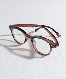 【GLOSTER/グロスター】ウェリントン セルフレーム クリア＆カラーレンズ サングラス