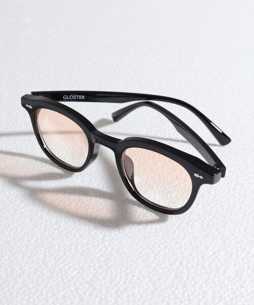 GLOSTER（グロスター）の「【GLOSTER/グロスター】ウェリントン セルフレーム クリア＆カラーレンズ サングラス（サングラス・メンズ・ブラック/レッド/ブルー/ブラック系その他/ブラウン系その他/ベージュ系その他/イエロー系その他/ブラウン系その他2・FREE）」の5枚目の写真