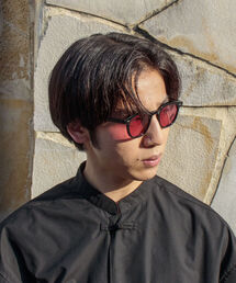 GLOSTER | 【GLOSTER/グロスター】ウェリントン セルフレーム クリア＆カラーレンズ サングラス(サングラス)