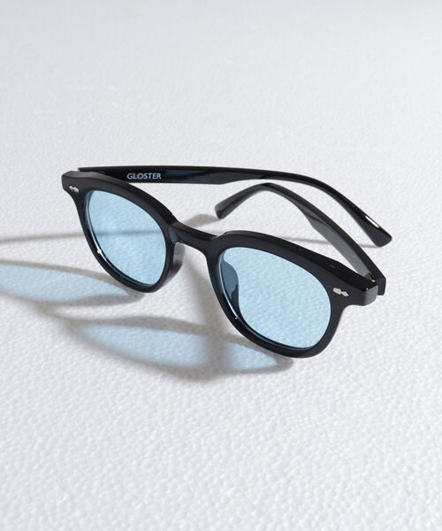GLOSTER（グロスター）の「【GLOSTER/グロスター】ウェリントン セルフレーム クリア＆カラーレンズ サングラス（サングラス・メンズ・ブラック/レッド/ブルー/ブラック系その他/ブラウン系その他/ベージュ系その他/イエロー系その他/ブラウン系その他2・FREE）」の6枚目の写真