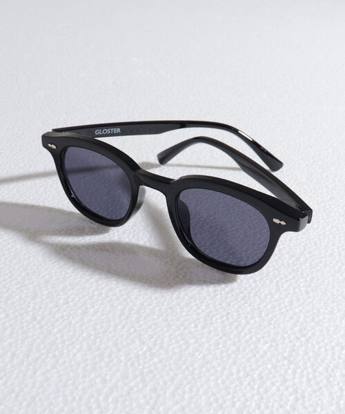 GLOSTER（グロスター）の「【GLOSTER/グロスター】ウェリントン セルフレーム クリア＆カラーレンズ サングラス（サングラス・メンズ・ブラック/レッド/ブルー/ブラック系その他/ブラウン系その他/ベージュ系その他/イエロー系その他/ブラウン系その他2・FREE）」の2枚目の写真