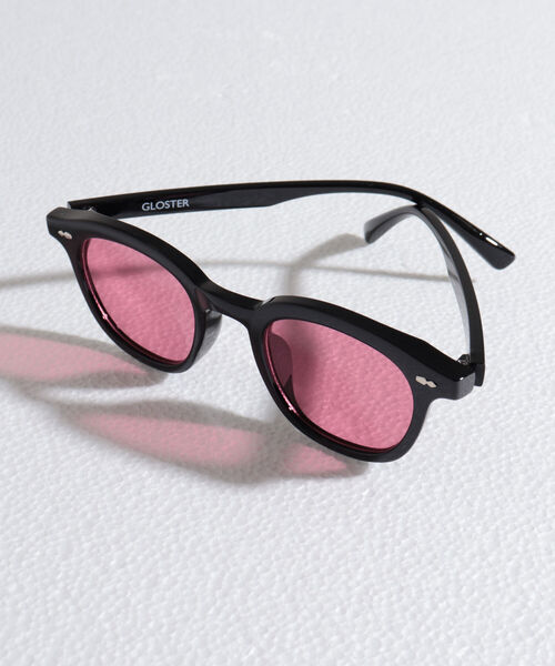 GLOSTER（グロスター）の「【GLOSTER/グロスター】ウェリントン セルフレーム クリア＆カラーレンズ サングラス（サングラス・メンズ・ブラック/レッド/ブルー/ブラック系その他/ブラウン系その他/ベージュ系その他/イエロー系その他/ブラウン系その他2・FREE）」の11枚目の写真