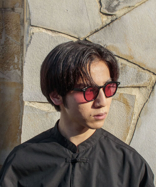 GLOSTER（グロスター）の「【GLOSTER/グロスター】ウェリントン セルフレーム クリア＆カラーレンズ サングラス（サングラス・メンズ・ブラック/レッド/ブルー/ブラック系その他/ブラウン系その他/ベージュ系その他/イエロー系その他/ブラウン系その他2・FREE）」の14枚目の写真