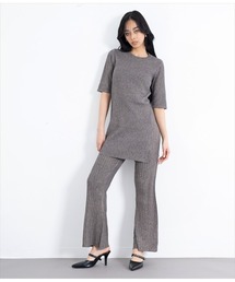 LATINA（ラティーナ）の「メランジリブストレートパンツ（その他パンツ）」