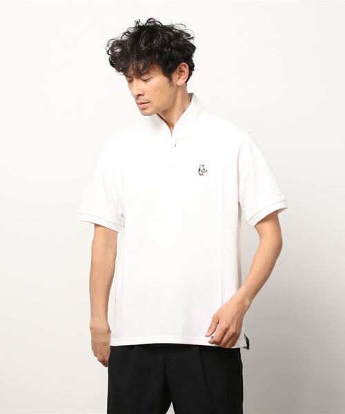 CHUMS(チャムス)の「CHUMS/チャムス ブービー ショール ポロシャツ BOOBY SHAWL POLO SHIRT(ポロシャツ・メンズ・ネイビー/ブラック/ホワイト・L/XL/M)」の16枚目の写真