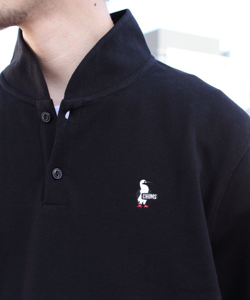 CHUMS(チャムス)の「CHUMS/チャムス ブービー ショール ポロシャツ BOOBY SHAWL POLO SHIRT(ポロシャツ・メンズ・ネイビー/ブラック/ホワイト・L/XL/M)」の19枚目の写真