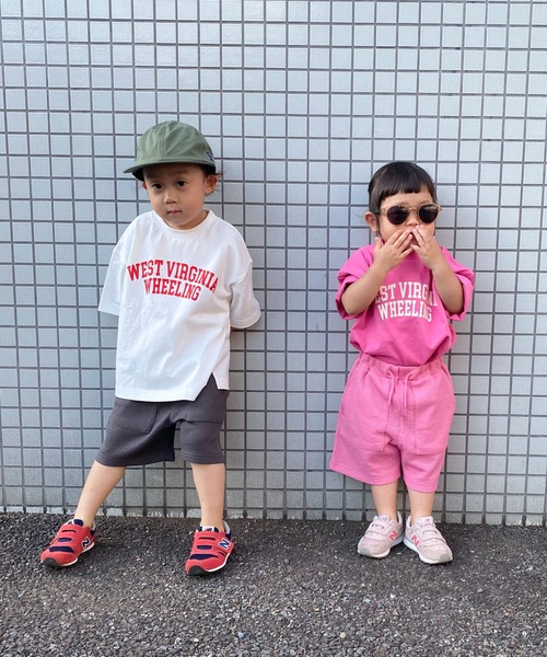 CIAOPANIC TYPY（チャオパニックティピー）の「【KIDS】ワッフルイージーベイカーショーツ（その他パンツ・キッズ・チャコールグレー/ピンク/オレンジ/グリーン/グレー系その他・MEDIUM/LARGE/X-LARGE/XX-LARGE/SMALL）」の21枚目の写真