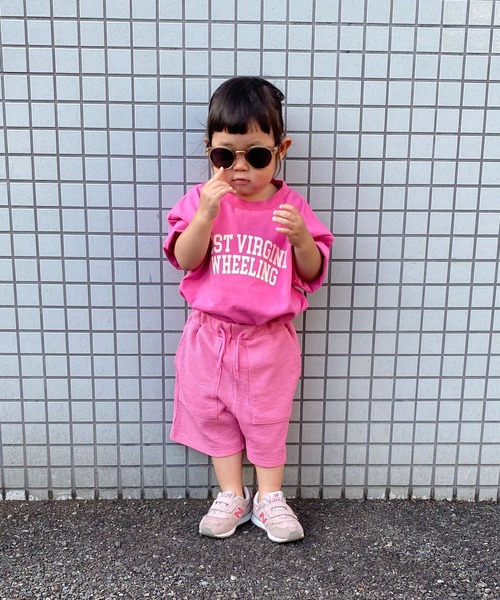 CIAOPANIC TYPY（チャオパニックティピー）の「【KIDS】ワッフルイージーベイカーショーツ（その他パンツ・キッズ・チャコールグレー/ピンク/オレンジ/グリーン/グレー系その他・MEDIUM/LARGE/X-LARGE/XX-LARGE/SMALL）」の22枚目の写真