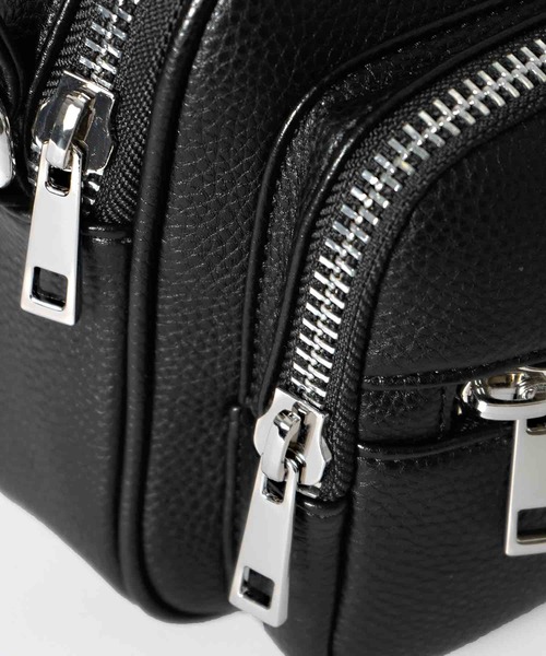 X-girl（エックスガール）の「FAUX LEATHER SHOULDER MINI BAG（ショルダーバッグ・レディース・ブラック/ライトグリーン・ONE SIZE）」の10枚目の写真