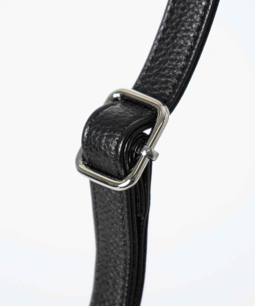 X-girl（エックスガール）の「FAUX LEATHER SHOULDER MINI BAG（ショルダーバッグ・レディース・ブラック/ライトグリーン・ONE SIZE）」の13枚目の写真