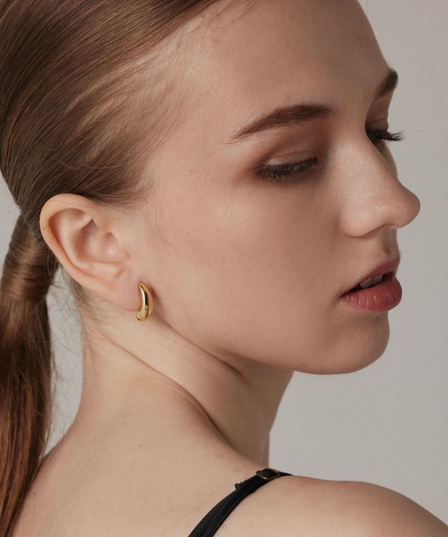 CENE（セネ）の「【CENE】セネ/ ティアドロップイヤリング（イヤリング・レディース・シルバー/ゴールド・FREE）」の5枚目の写真