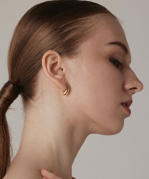 CENE（セネ）の「【CENE】セネ/ ティアドロップイヤリング（イヤリング・レディース・シルバー/ゴールド・FREE）」の7枚目の写真