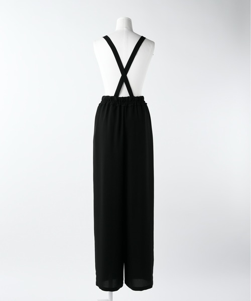 ENFOLD（エンフォルド）の「PEジョーゼット RelaxゴムワイドTROUSER（その他パンツ・レディース・ブラック/グレー・38/36/34）」の12枚目の写真