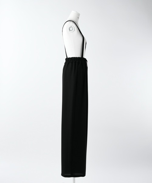 ENFOLD（エンフォルド）の「PEジョーゼット RelaxゴムワイドTROUSER（その他パンツ・レディース・ブラック/グレー・38/36/34）」の13枚目の写真