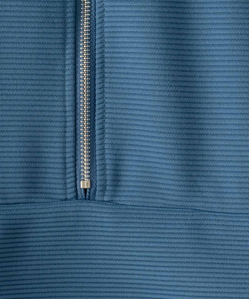 DOOPZ（ドープス）の「Ring Zip Anorak Tee / リングジップアノラックT（Tシャツ/カットソー・メンズ・ブラック/ベージュ/ブルー・SMALL/MEDIUM/LARGE）」の5枚目の写真