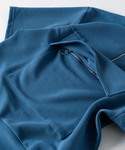 DOOPZ（ドープス）の「Ring Zip Anorak Tee / リングジップアノラックT（Tシャツ/カットソー・メンズ・ブラック/ベージュ/ブルー・SMALL/MEDIUM/LARGE）」の17枚目の写真