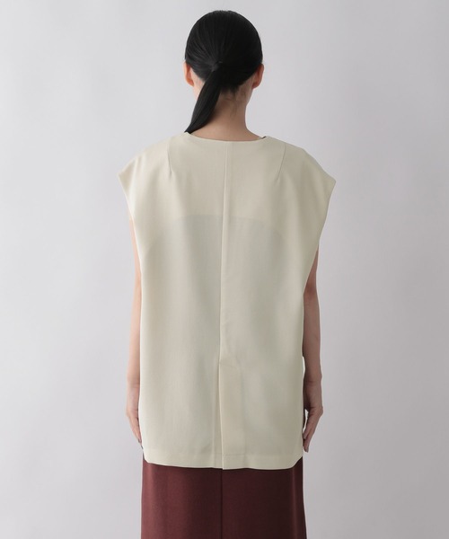 LOWRYS FARM（ローリーズファーム）の「バスケットキノウベスト２　288383（ベスト・レディース・アイボリー/ブラック/ブラウン・FREE）」の17枚目の写真