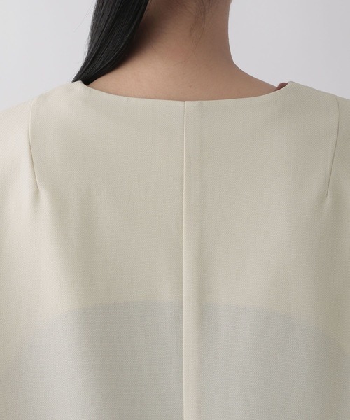 LOWRYS FARM（ローリーズファーム）の「バスケットキノウベスト２　288383（ベスト・レディース・アイボリー/ブラック/ブラウン・FREE）」の21枚目の写真