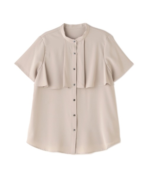 N.(N. Natural Beauty Basic)(エヌエヌナチュラルビューティーベーシック)の「【追加生産】【WEB限定】◆ケープディティールブラウス(シャツ/ブラウス・レディース・ブラック/イエロー/ミント/ナチュラル・MEDIUM)」の22枚目の写真