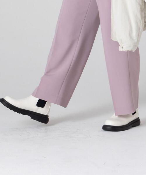 CITEN（シテン）の「＜CITEN＞ボリュームソール サイドゴア ブーツ（ブーツ・レディース・ホワイト/ブラック・S/L/M）」の6枚目の写真