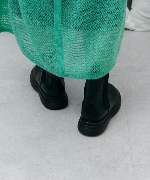 CITEN（シテン）の「＜CITEN＞ボリュームソール サイドゴア ブーツ（ブーツ・レディース・ホワイト/ブラック・S/L/M）」の13枚目の写真