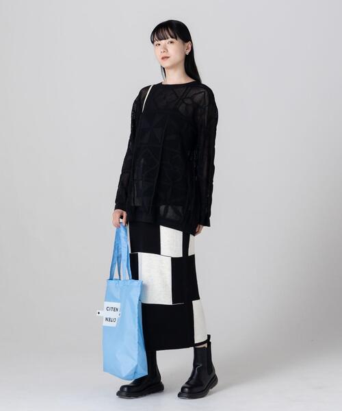 CITEN（シテン）の「＜CITEN＞ボリュームソール サイドゴア ブーツ（ブーツ・レディース・ホワイト/ブラック・S/L/M）」の17枚目の写真