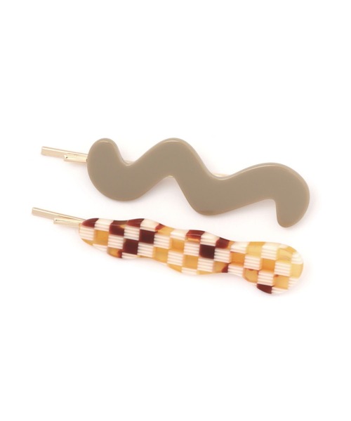 niko and...(ニコアンド)の「カラーヘアピンセット(ヘアピン・レディース・ベージュ/ピンク/イエロー/グリーン・0)」の2枚目の写真