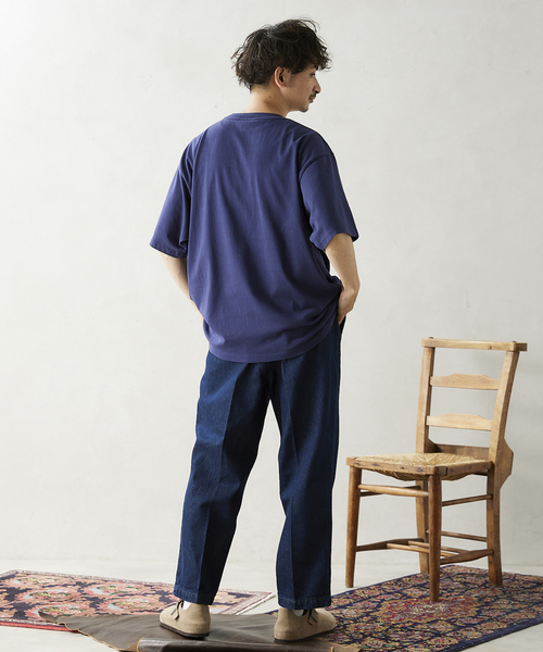 JOURNAL STANDARD relume（ジャーナルスタンダード　レリューム）の「【CORNELL / コーネル】別注 カレッジプリントTシャツ 1（Tシャツ/カットソー・メンズ・ホワイト/ネイビー/ホワイト系その他/バーガンディー/ホワイト系その他2/ネイビー系1・MEDIUM/LARGE）」の7枚目の写真